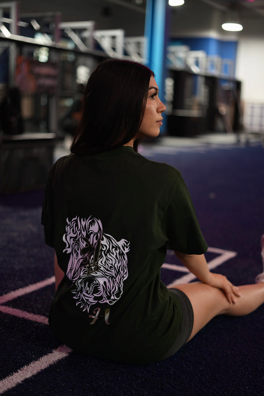 Oversized "힘" Shirt