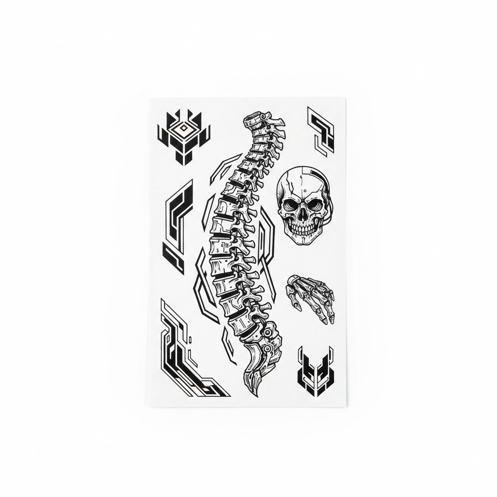 Cyber Spine Tattoo product photo