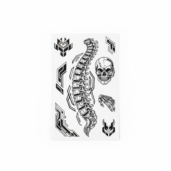 Cyber Spine Tattoo product photo