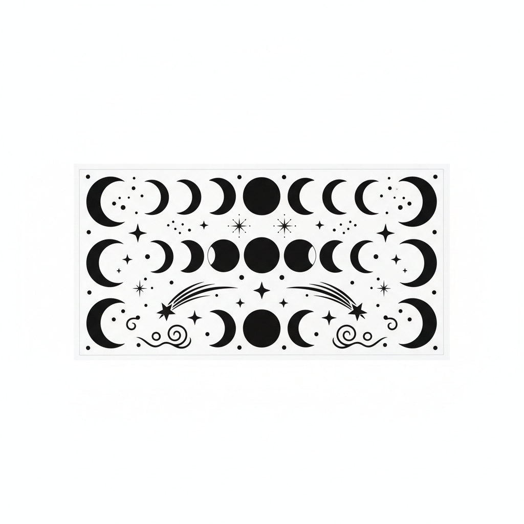 Moon Runners Tattoo Sheet product photo
