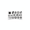 Hunter x Hunter Signature Symbols tattoo product photo