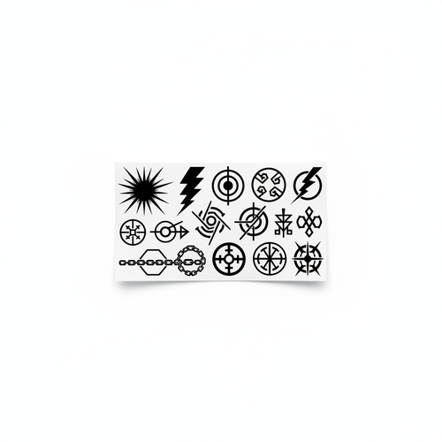 Hunter x Hunter Signature Symbols tattoo product photo