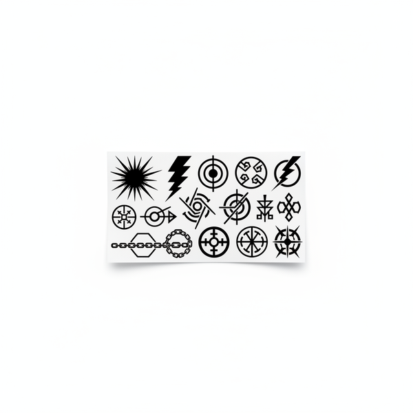 Hunter x Hunter Signature Symbols tattoo product photo